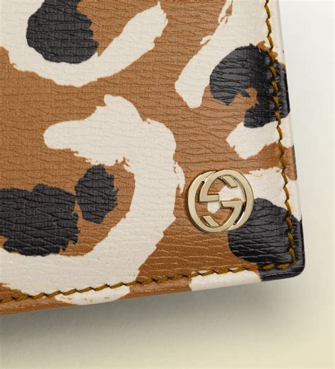 gucci animal print wallet|gucci signature wallet on chain.